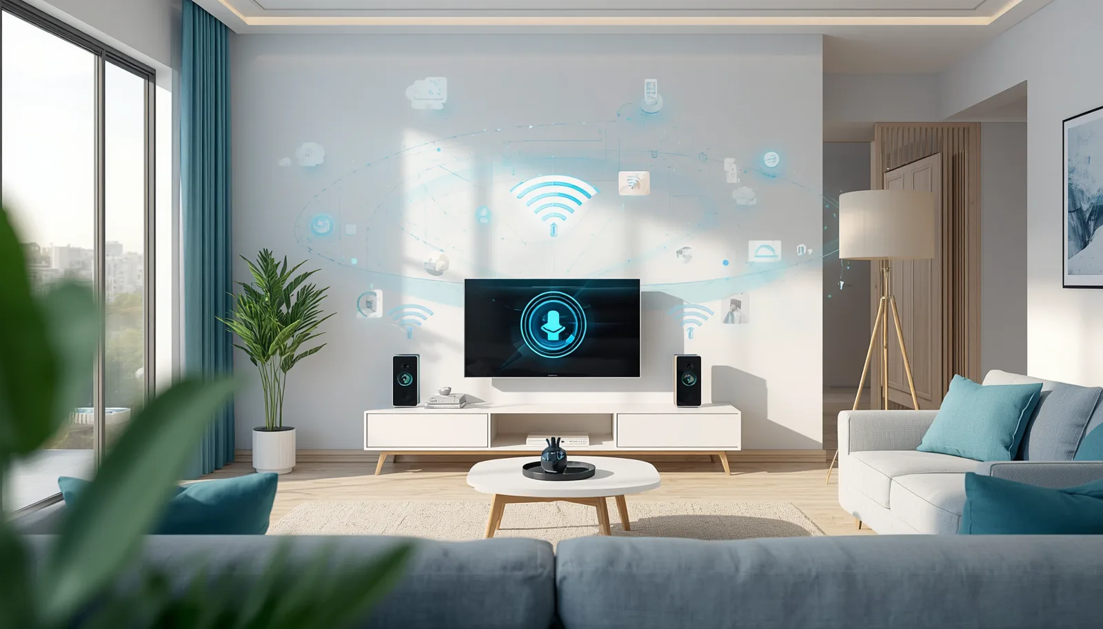 Thiết bị smart home kết nối qua Wi-Fi, Zigbee và Matter trong nhà